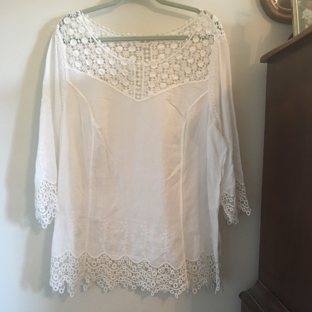 White womens blouse